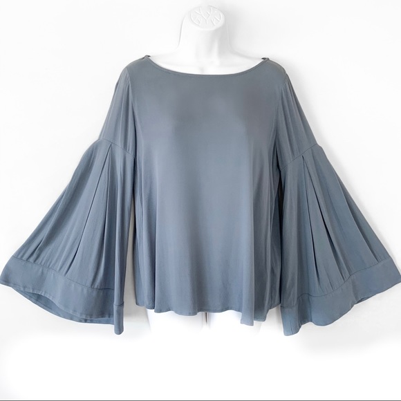 Ro & De Tops - RO & DE Nordstrom Voluminous Bell Sleeve Blouse